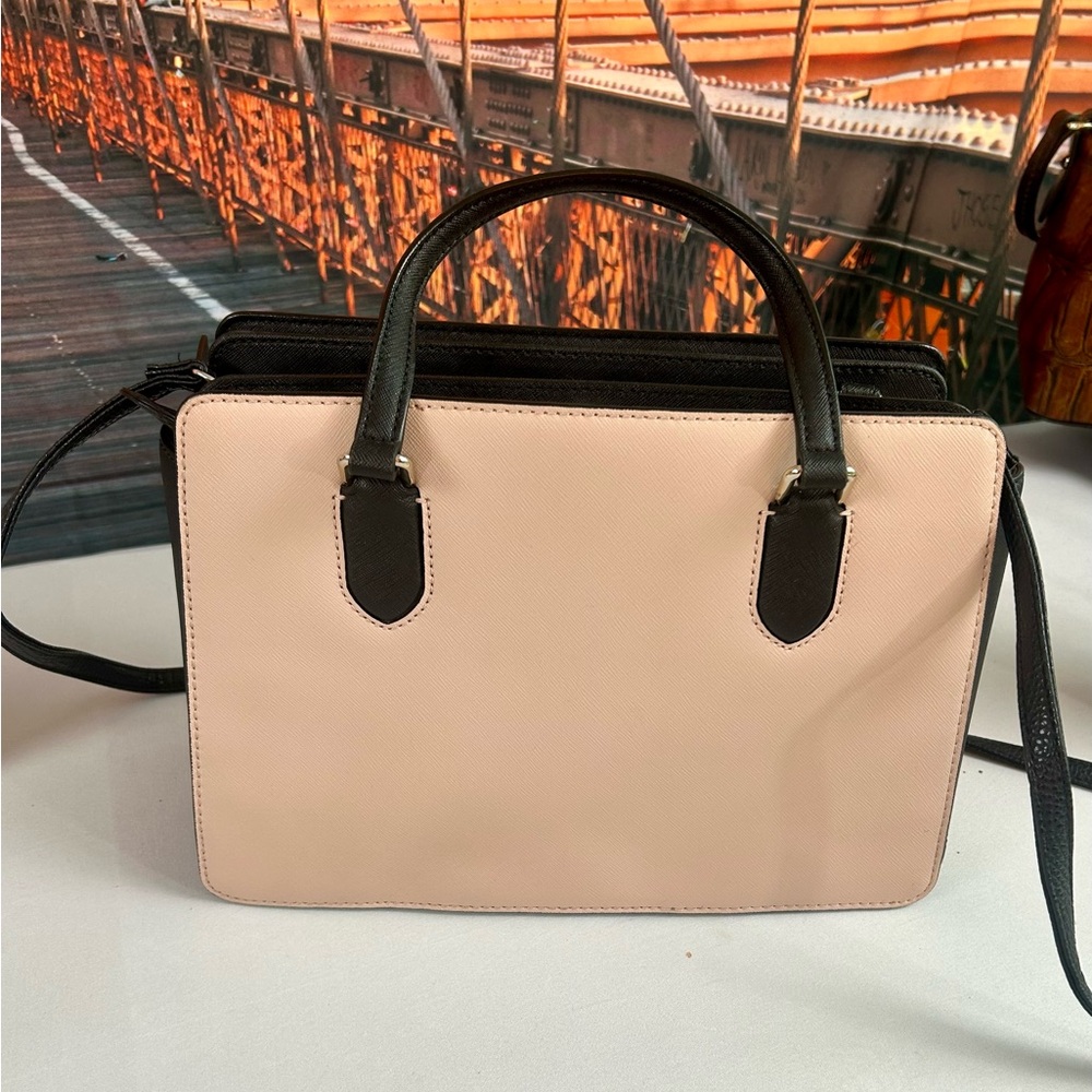 Kate Spade Pink and Black Handbag - Picture 2 of 12